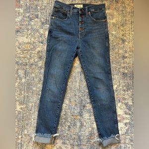 Madewell 10” high-rise skinny jeans